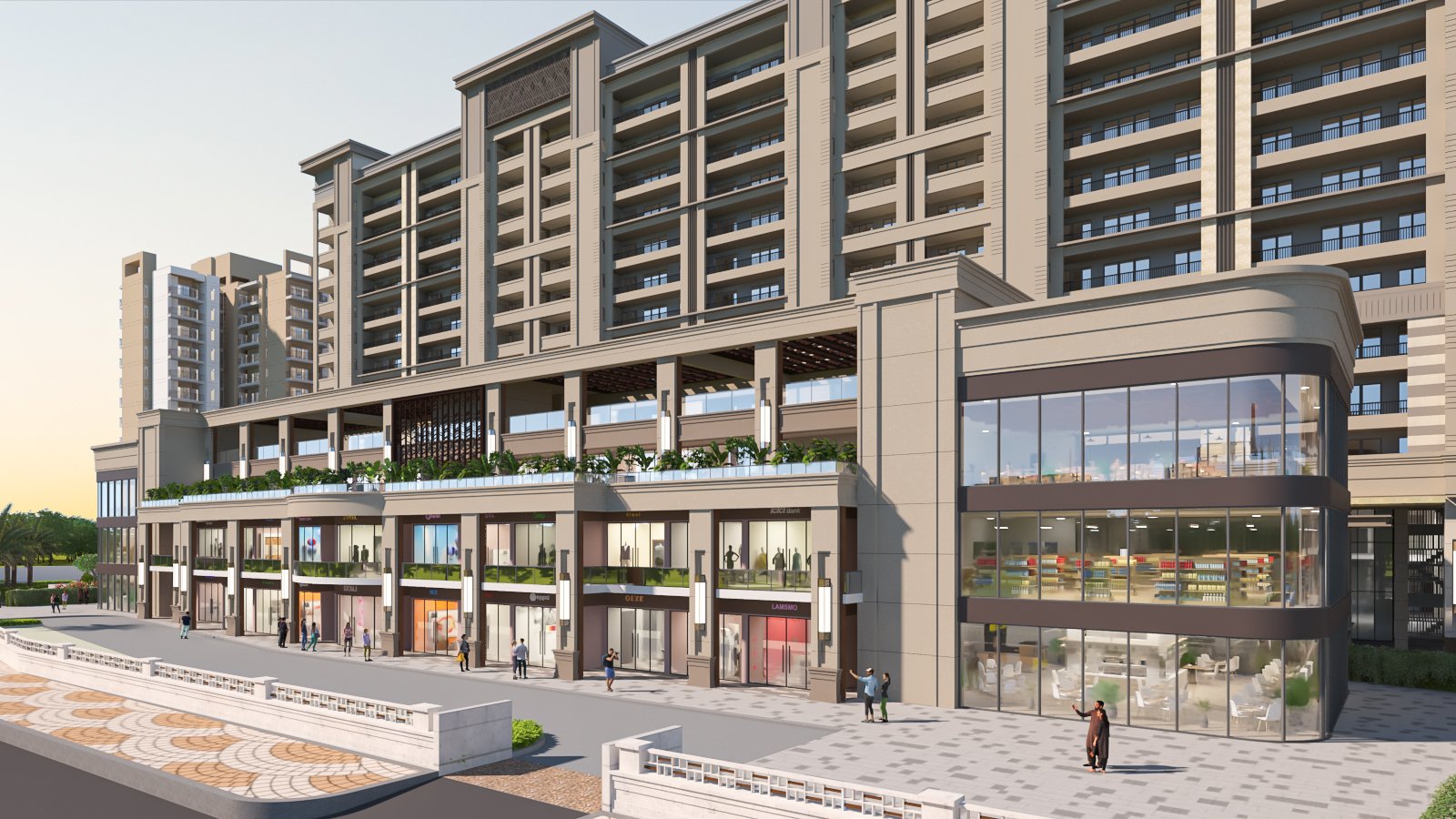 High Street Commercial Plaza & Retail Arcade
